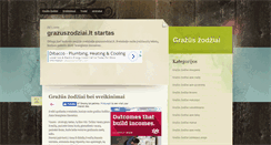 Desktop Screenshot of grazuszodziai.lt
